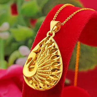 Peacock Hollow Pendant Ancient Necklace - Epictzar Intl.