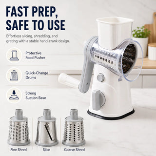 Hand Crank Stainless Steel Cheese Grater