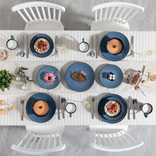 Embossed Stoneware Home Tableware Set