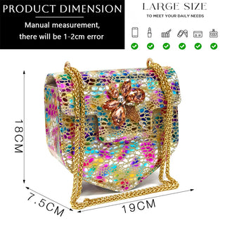 Elegant Rhinestone Heels & Matching Bag Set