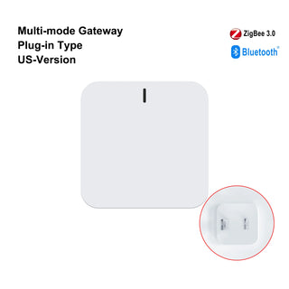 GIRIER Tuya ZigBee Gateway Hub Plug-in Type Multi-mode ZigBee Bluetooth Gateway Bridge for Smart Home Automation Work with Alexa
