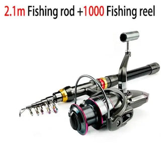 Carbon Fiber Telescopic Fishing Pole & Reel Combo - Epictzar Intl.