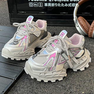 Trend Fashion Teenager Girl's Sneakers PU Leather Waterproof Kid's Sneakers Soft-soled Breathable Children's Sport Shoes