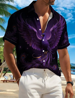 Men's Stylish Print Short Sleeve Shirt - Epictzar Intl.