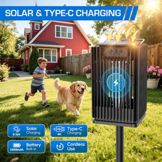 Solar-Powered Cordless Bug Zapper