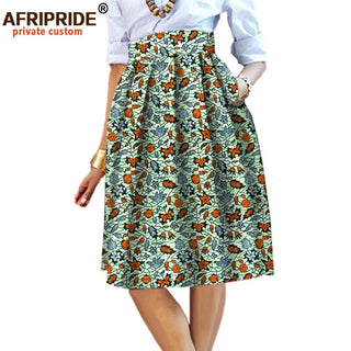 African Style Garment Midi Skirt