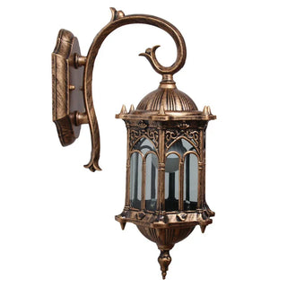 Art Wall Lamp Home Decor Courtyard Lamps Aluminum Retro Wall Lights Outdoor Garden Waterproof Lighting 85-265V DC Wiring