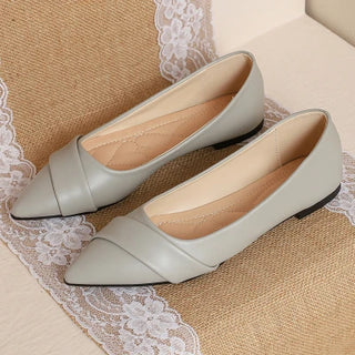 Pointed Toe Pumps Flat Office Shoes