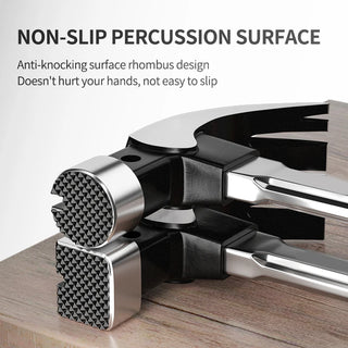 Multifunction Non-slip Shockproof Steel Hammer Hand Tool Magnetic Claw Hammer for Woodworking Automatic Nail Suction Hammer