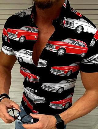 Men's Trendy Print Short Sleeve Shirt - Epictzar Intl.