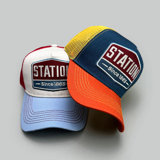 Color Block Letter Embroidery Baseball Hats New Unisex Sunshade Casual Breathable Hip Hop Fashion Mesh Versatile Trucker Caps