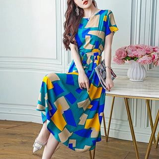 Bohemian Print O - Neck Party Dress - Epictzar Intl.