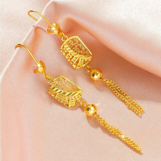 Luxury 24K Gold Exquisite Geometric Earrings - Epictzar Intl.