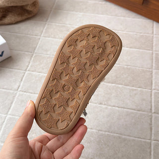 Faux Fur Winter Boots For Children 2025 Trend Fashion Kid's Snow Boots Outdoor Thick Warm Boy's Girl's Cotton Shoes Casual Shoes