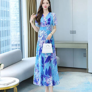 Vintage Irregular Elegant Long Dress