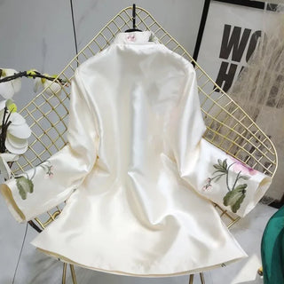 Elegant Vintage Traditional Embroidery Blouse
