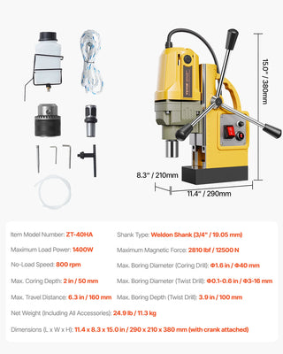 Electric Magnetic Drill Press Machine