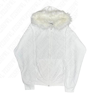 Millennial y2k vintage Spice girl slim slim waist pink zipper hooded hoodie jacket female autumn/winter design sense woolly hat