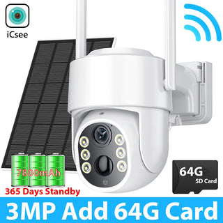 Solar WIFI Dual Lens Security Camera