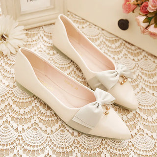 Comfortable Bow Knot Pointed Toe Flat Shoes