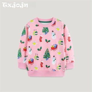 Fun Cartoon Holiday Cozy Sweatshirt