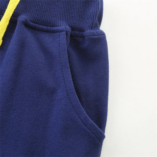 Boys Cotton Cartoon Print Sweatpants