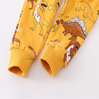Dinosaurs Print Boys Drawstring Sweatpants