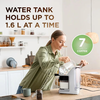 recommend.58mm | Coffee Machine for Home |Espresso & Cappuccino Maker w/Milk Frother | Single