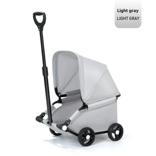Small Pet Stroller Dog Dog Cat Teddy Baby Cart Toy Small Trolley Out Travel Pet Dog Car Lightweight Folding Walking Dog Walker