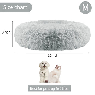 Anti-Anxiety Round Pet Bed