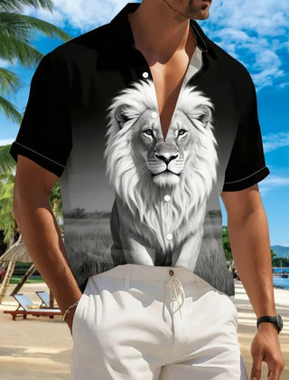 Men's Stylish Print Short Sleeve Shirt - Epictzar Intl.