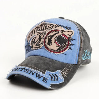 Washed Cotton Baseball Cap For Men Embroidery Letter Casquette Streetwear Snapback Women Hat Retro Casual Trucker Caps