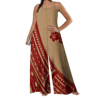 Spaghetti Strap Sleeveless Wide Leg Romper