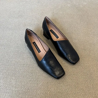 Vintage French Style Cowhide Shoes