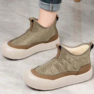Plush Insulation Vulcanized Cotton Shoes