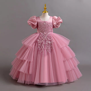 Elegant Puffy Bridesmaid Party Ball Gown