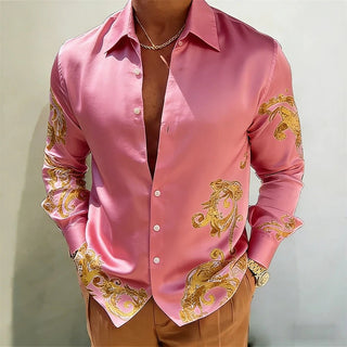 Men's Long Sleeve Designer 3D Printed Shirt - Epictzar Intl.