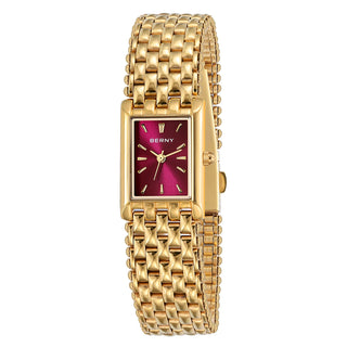 Exquisite Ladies Quartz Gold Wristwatch