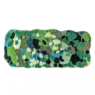 Long Soft 3D Moss Tufting Rug