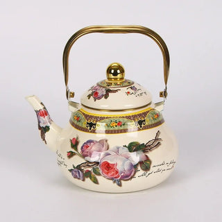 Vintage Enamelware Kettle Classic Enamel Teapot - Epictzar Intl.