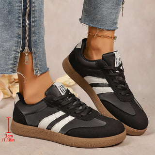 Lightweight Vulcanize Flat Thick Sole Sneakers