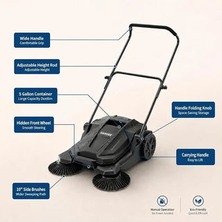 Adjustable Hand Push Sweeping Waste Cleaner
