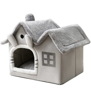 Warm Foldable Dog House Kennel
