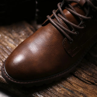 Handmade Men Ankle Boots Luxury retro Men's Motorcycle Boots High Quality Outdoor Shoes Work Shoes British Style Men Boots 2024