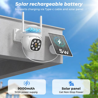 Wireless Solar Auto Tracking Security Camera