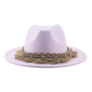 Luxury  Vintage Felted Fedora Hat