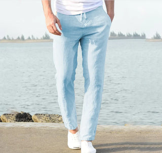 Men's Breathable Cotton Linen Pants