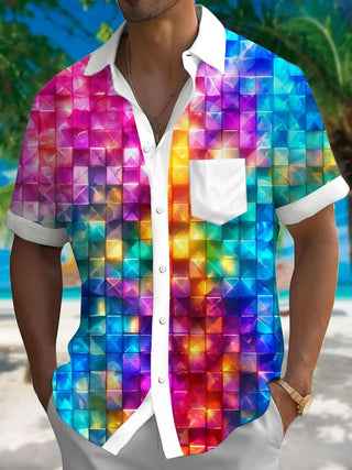 Leisure Tourist Beach Print Short Sleeve Shirt - Epictzar Intl.