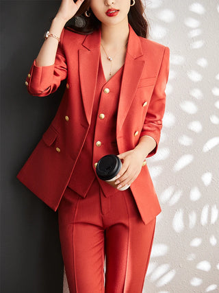 Office Ladies Blazer & Pant Suit