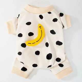 Striped Print Pet Dog Jumpsuits